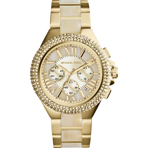 michael kors horloge dames wit|Michael Kors leather watches.